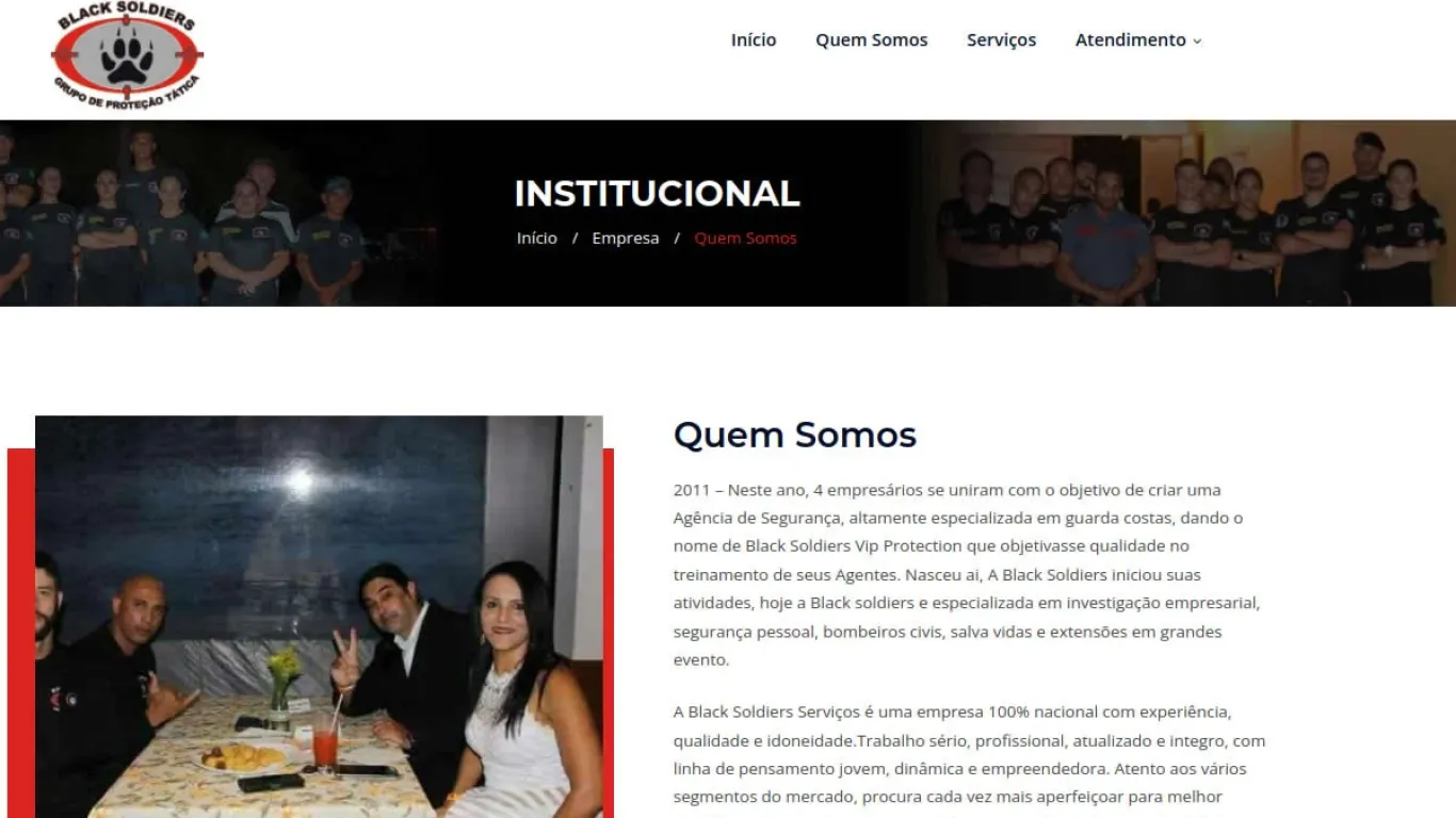 Black Soldiers Serviços