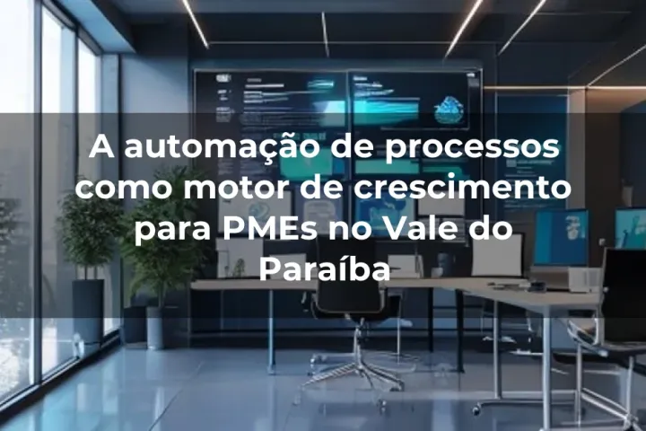 A automação de processos como motor de crescimento para PMEs no Vale do Paraíba