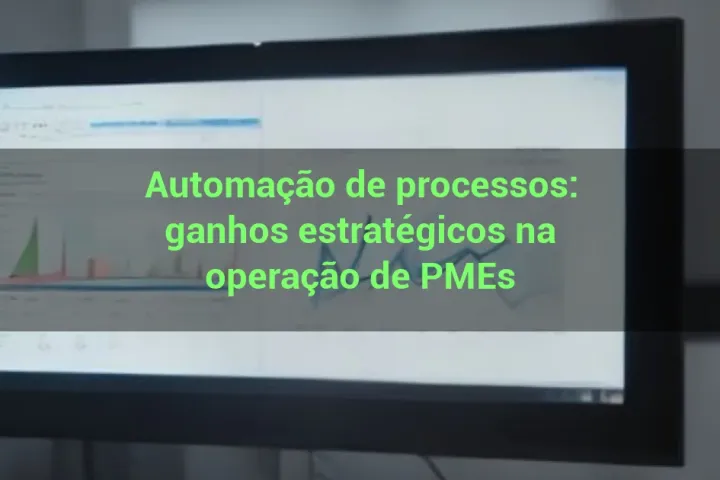 Automação de processos: ganhos estratégicos na operação de PMEs